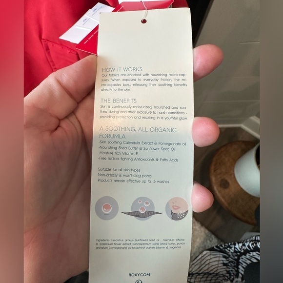 NWT ROXY RED PULLOVER SKI/BOARD JACKET SIZE LARGE - Picture 7 of 15